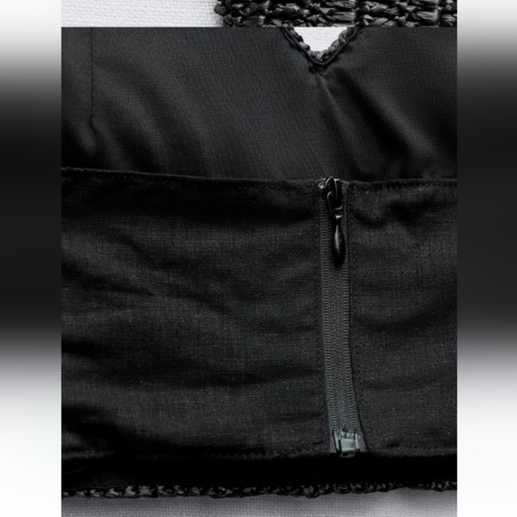 Zara Crochet Corset With Side Elastic Detail - Picture 5 of 8